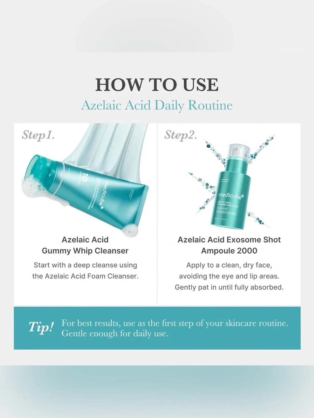 Medicube Azelaic Acid Exosome Shot 7500